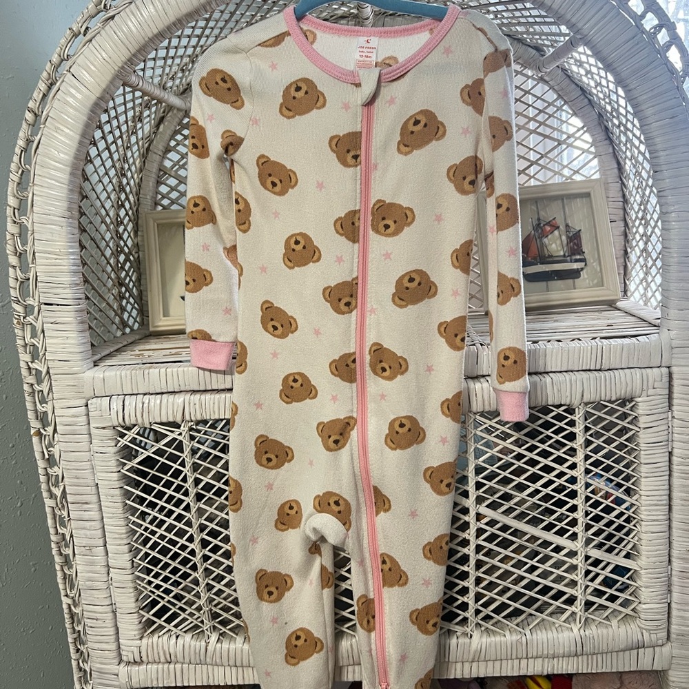 Joe fresh teddy bear footless sleeper